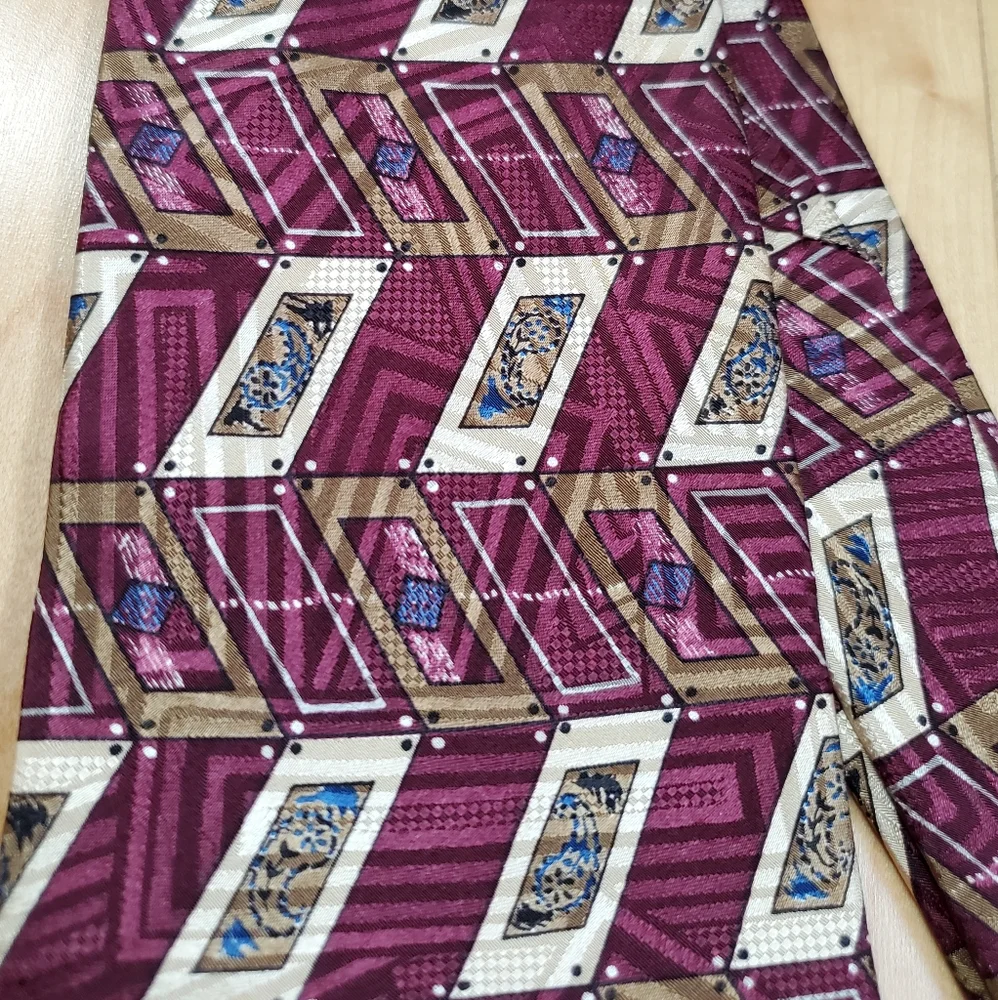 Henry Grethel Purple‎ Silk Tie
